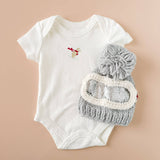 Ski Goggles Beanie, Bowie Grey Baby Kids Adult Snowboard Hat: XS; 3-6M