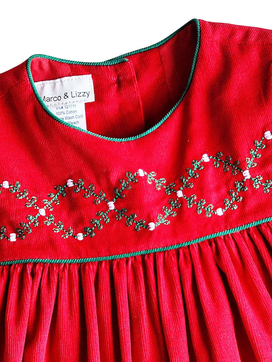 Christmas Time Girl's Red Float Dress