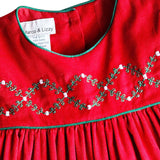 Christmas Time Girl's Red Float Dress