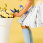 Little Stocking Co. Bluebell Cable Knit Knee High Socks, view 4