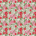 Floral Noel print close-up