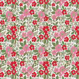 Floral Noel print close-up