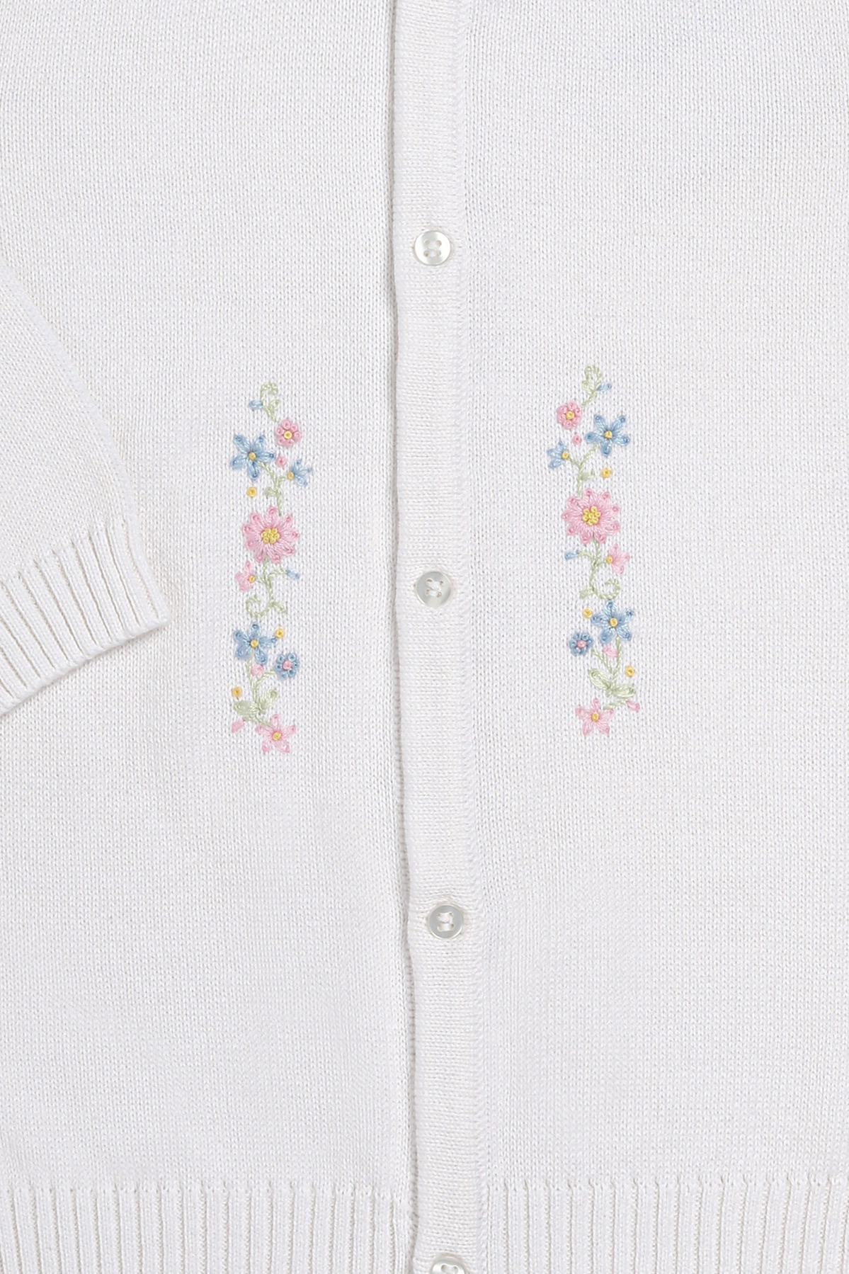Flowers Knit Cardigan