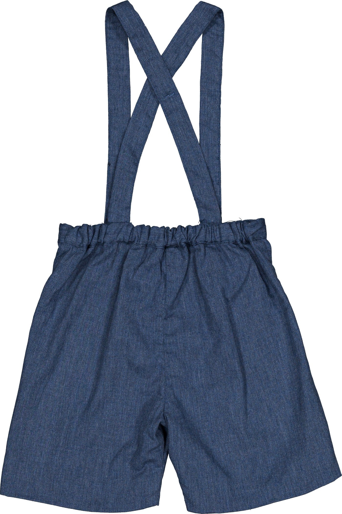 Kidiwi Silène denim dungarees, back view