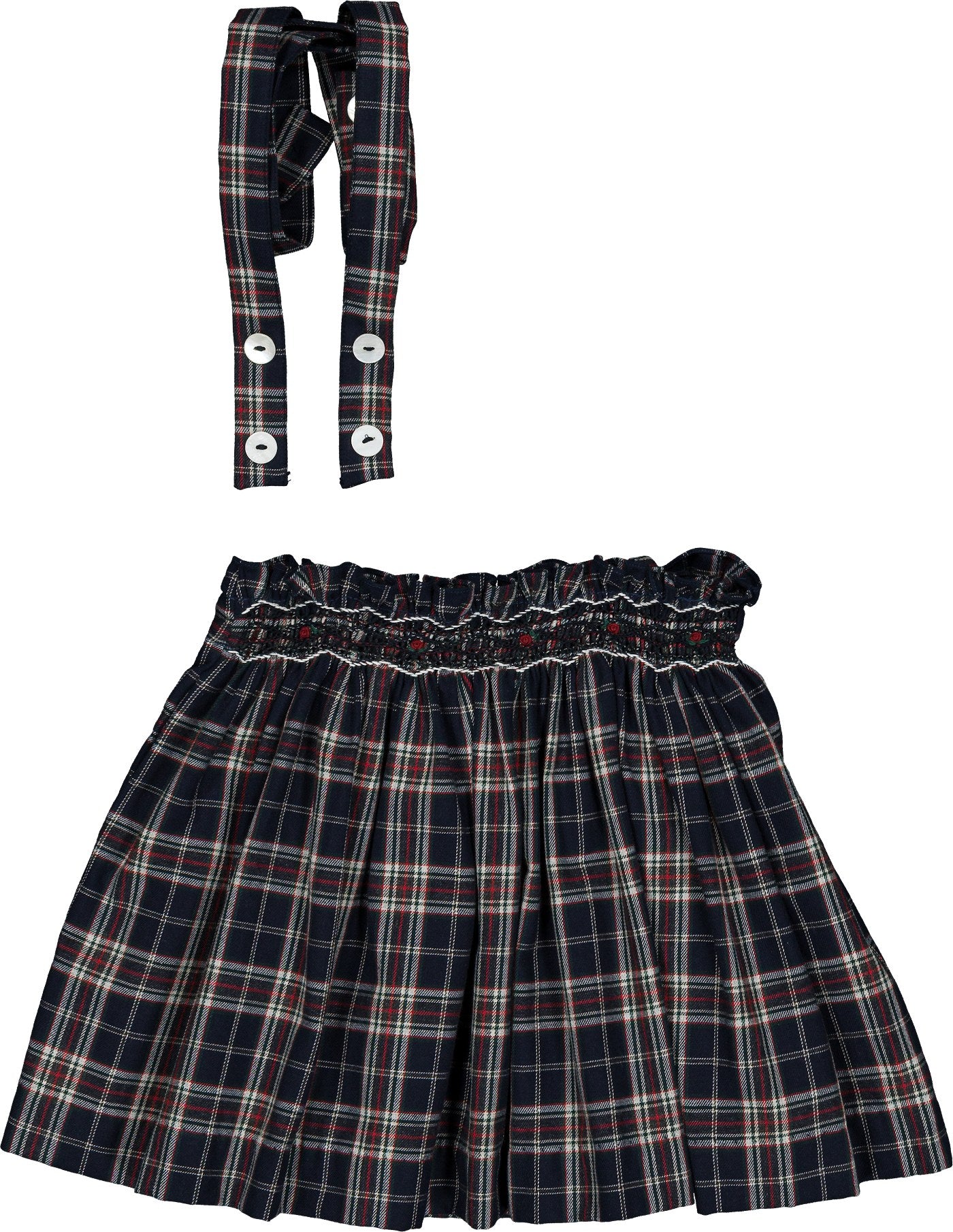 Kidiwi Louise skirt smocking detail