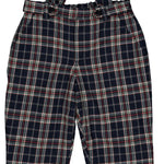 Kidiwi Bertrand boys trousers in navy plaid
