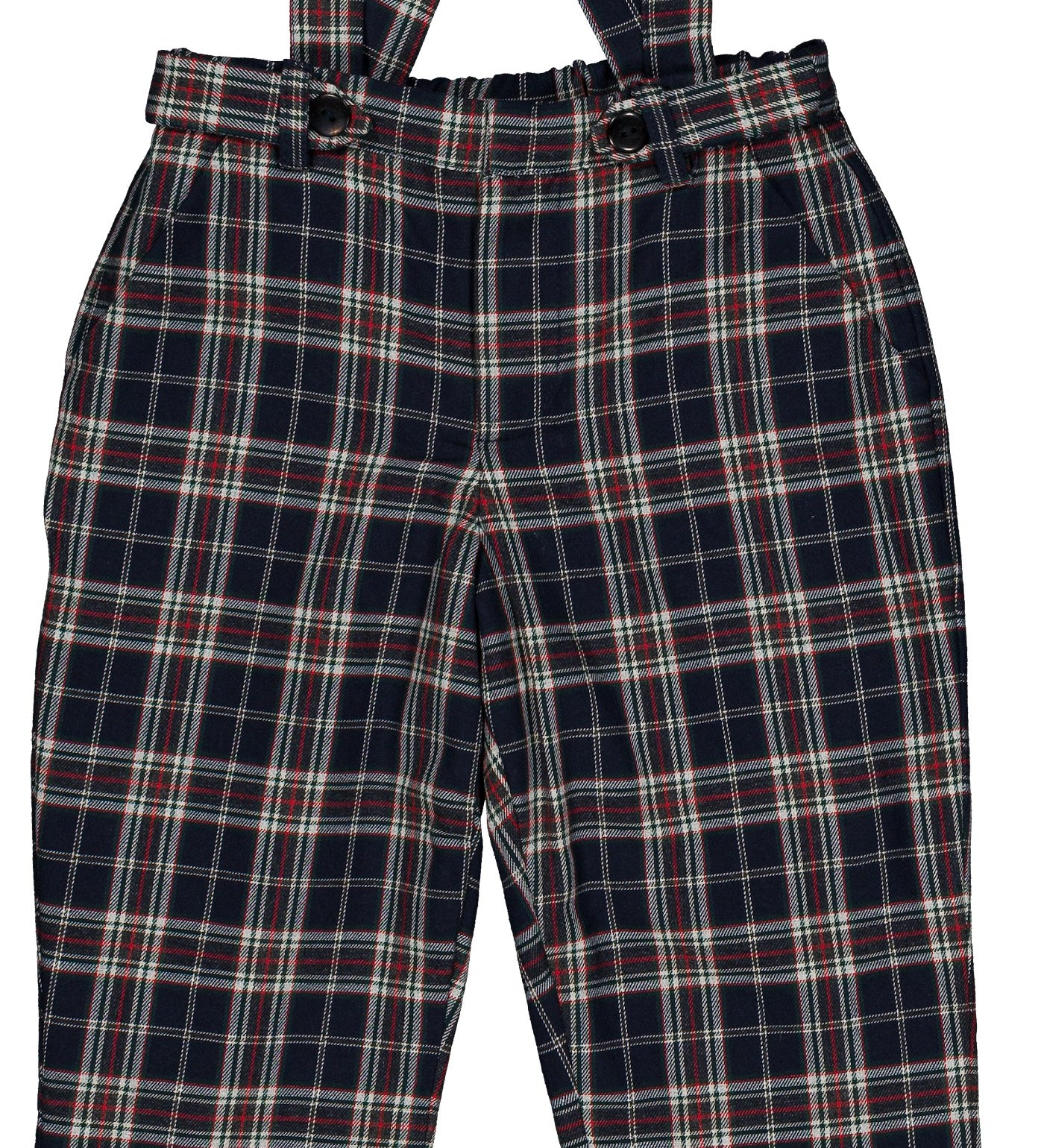 Kidiwi Bertrand boys trousers in navy plaid