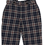 Kidiwi Bertrand boys trousers in navy plaid