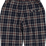 Kidiwi Bertrand navy plaid trousers, back view