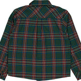 Kidiwi Arthur emerald tartan shirt, back view