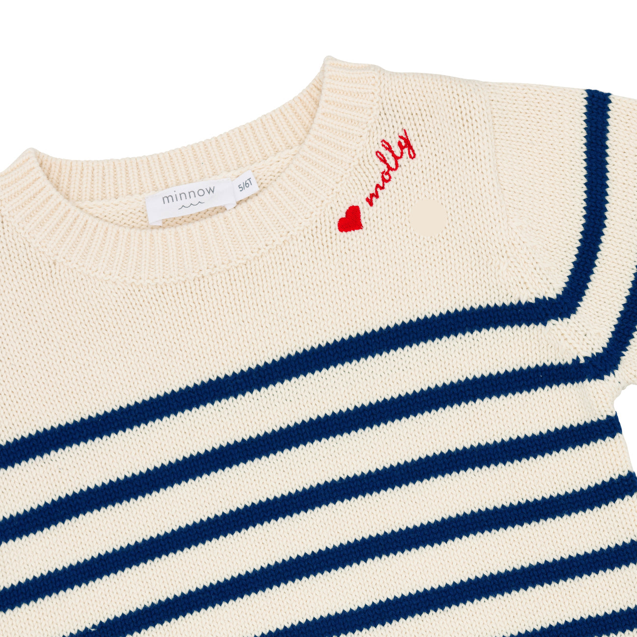Unisex Breton Stripe Knit Sweater