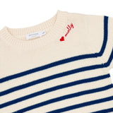 Unisex Breton Stripe Knit Sweater