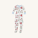 Knox`s Night Night Footed Blue