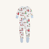 Knox`s Night Night Footed Blue