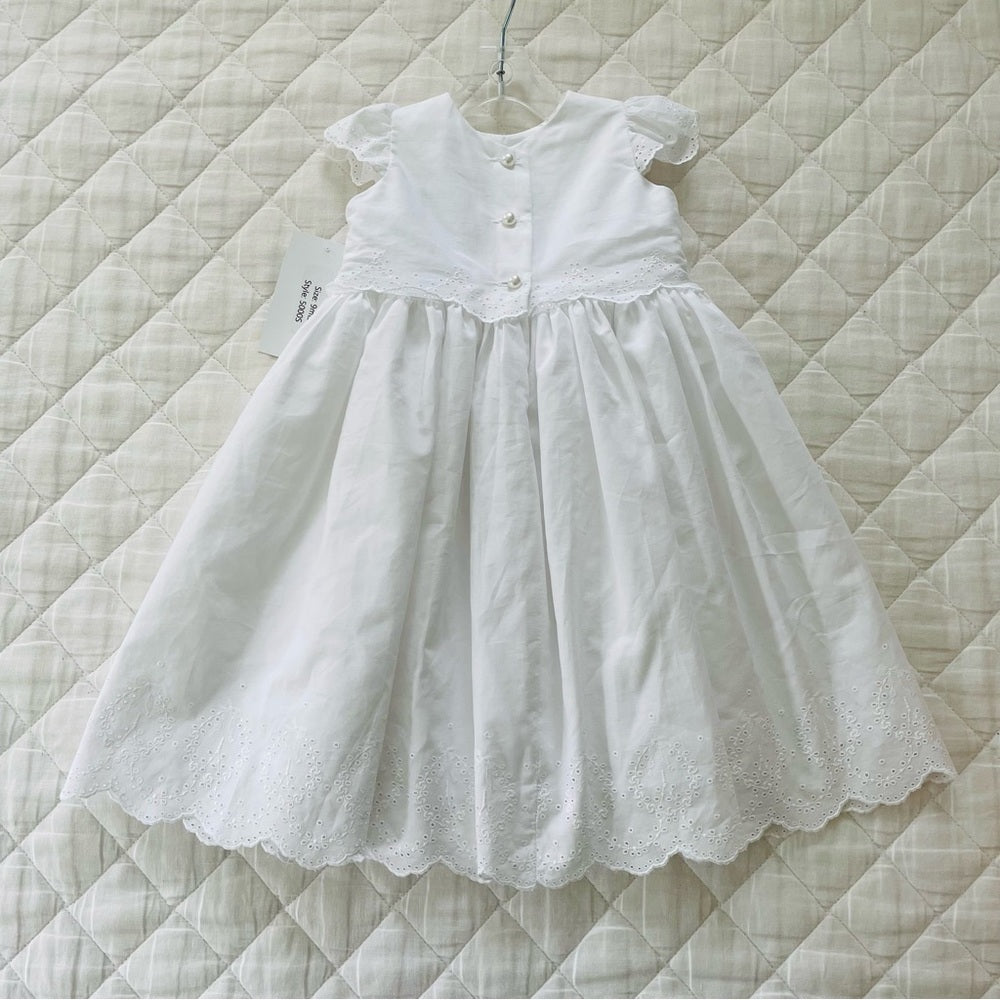 Susanne Lively Batiste Dress- White