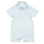Austin Romper - Club Stripe Blue Green