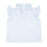 Ellie Top - Trellis Bloom Blue