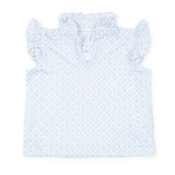 Ellie Top - Trellis Bloom Blue