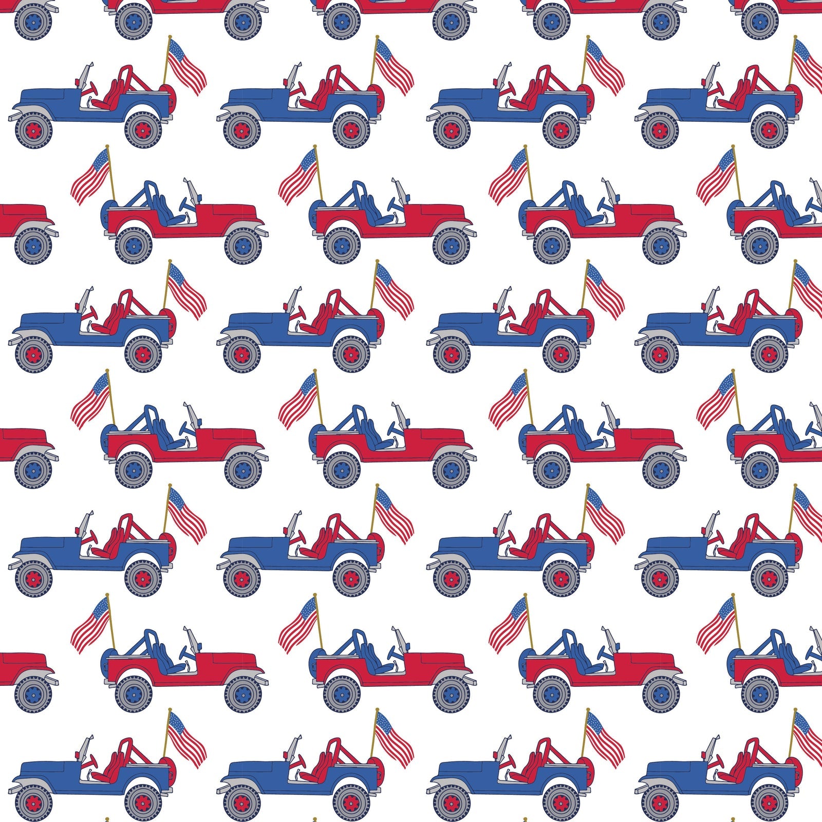 Parker - Patriotic Jeeps
