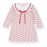Lila + Hayes Emersyn girls' dress in Whimsical Santa print