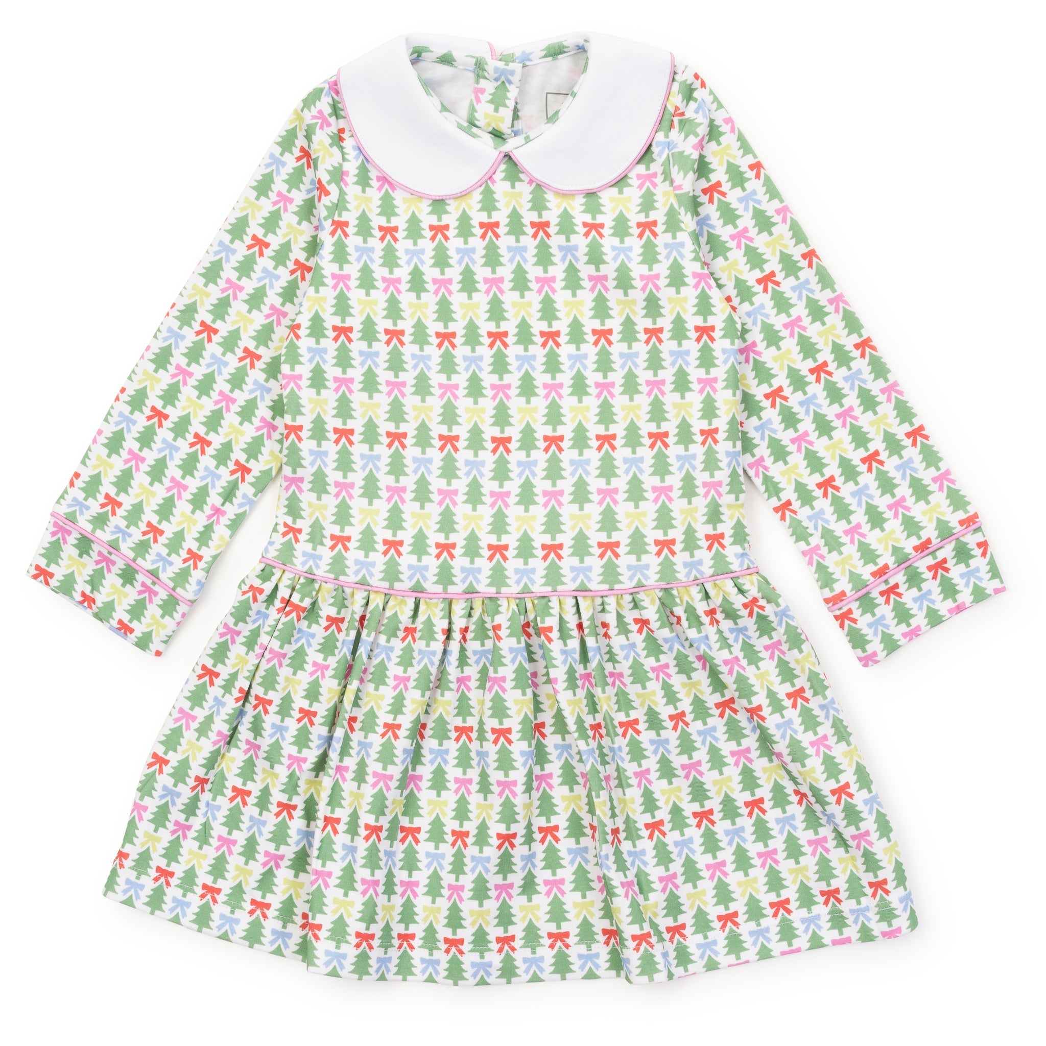 Lila + Hayes Lillian girls' dress in Tree Topper Bows