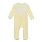 Little Ducklings Classics Yellow Smocked Footie