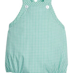 Sawyer Sunsuit - Aqua Gingham