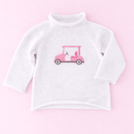 Little Golfer Pink Rollneck Sweater
