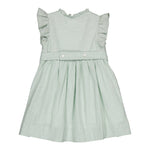 Lolyne Smocked Dress - Mint Linen