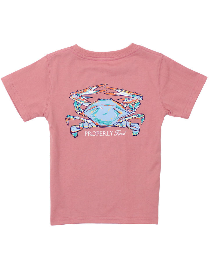Baby Claws Short Sleeve Salmon