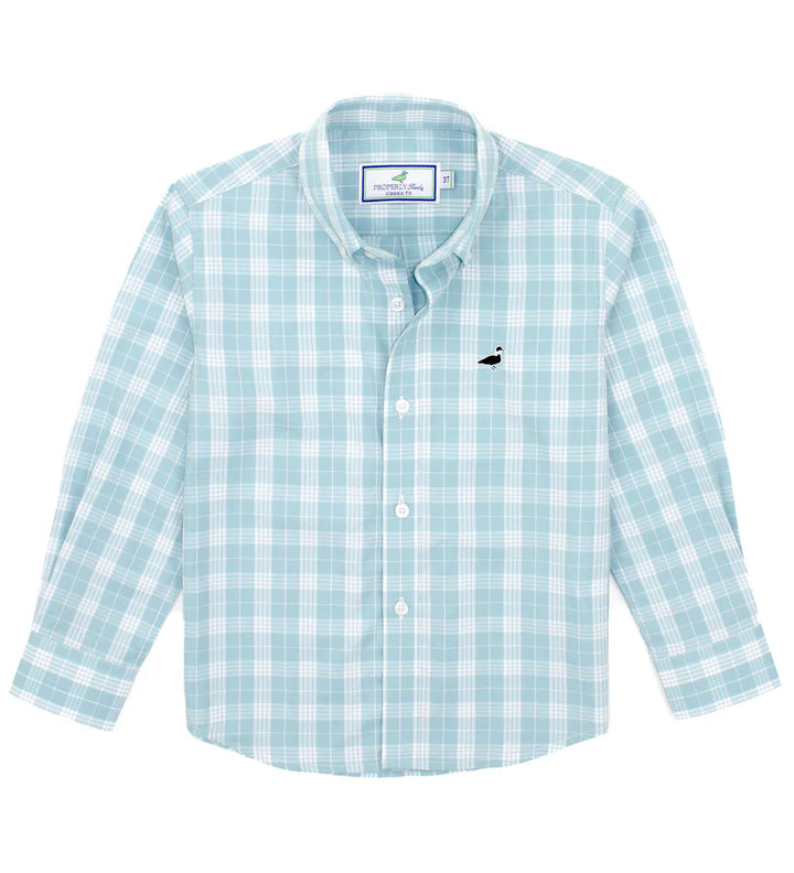 Boy's Seasonal Sportshirt - Spanish Moss