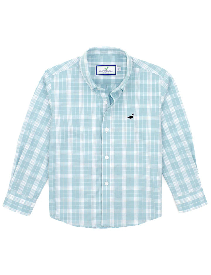 Boy's Seasonal Sportshirt - Spanish Moss