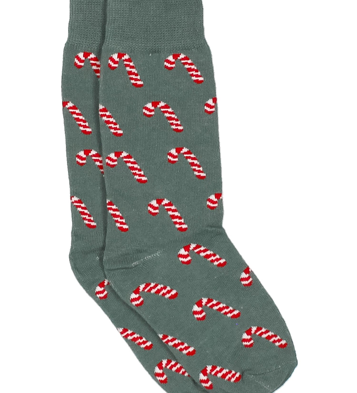 Properly Tied boys Lucky Duck dress socks with candy cane print