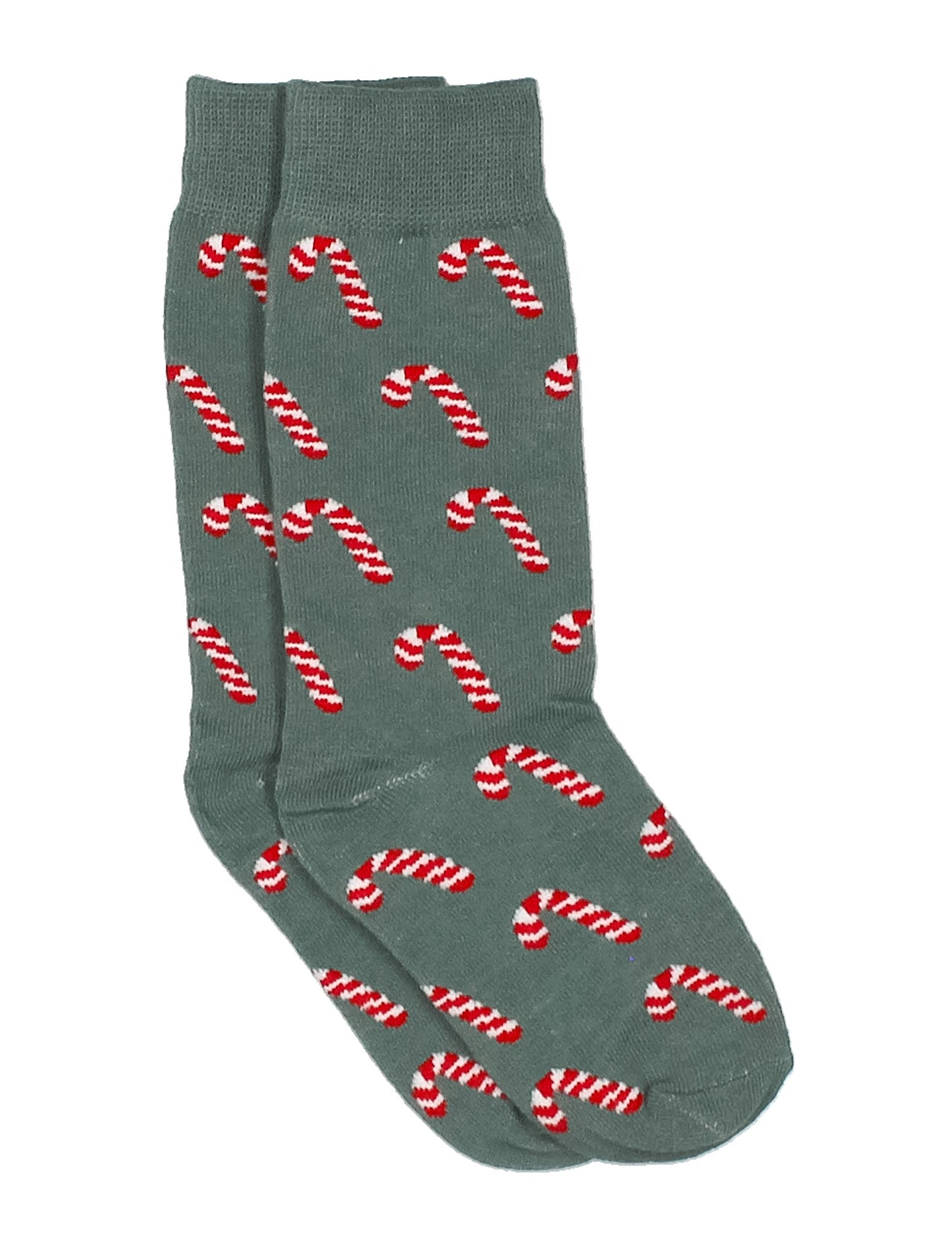 Properly Tied boys Lucky Duck dress socks with candy cane print