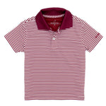Properly Tied Boys Dallas Polo - Maroon