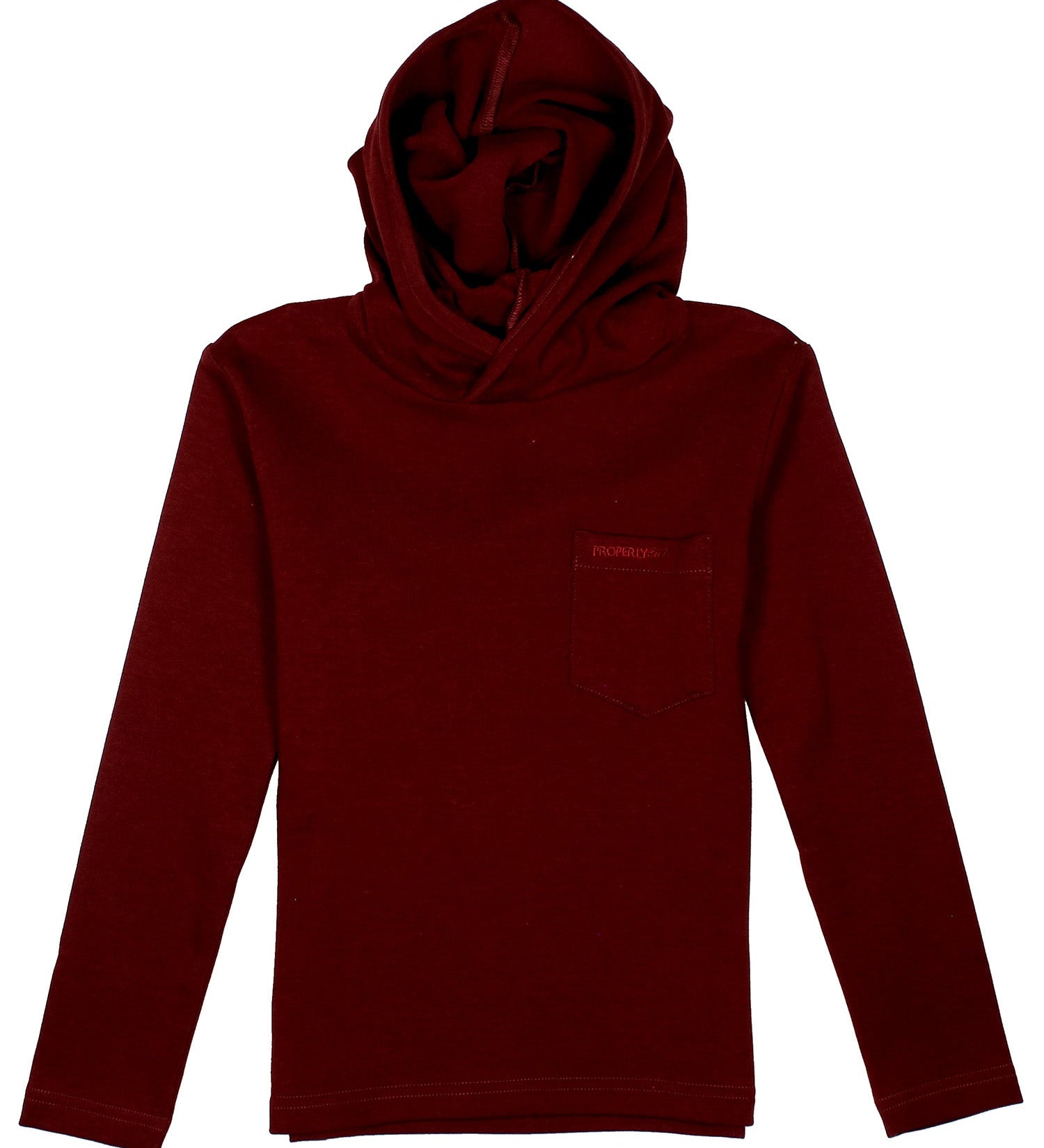 Boys Shoreline Hoodie Maroon