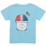 Boys American Chillin SS Aqua