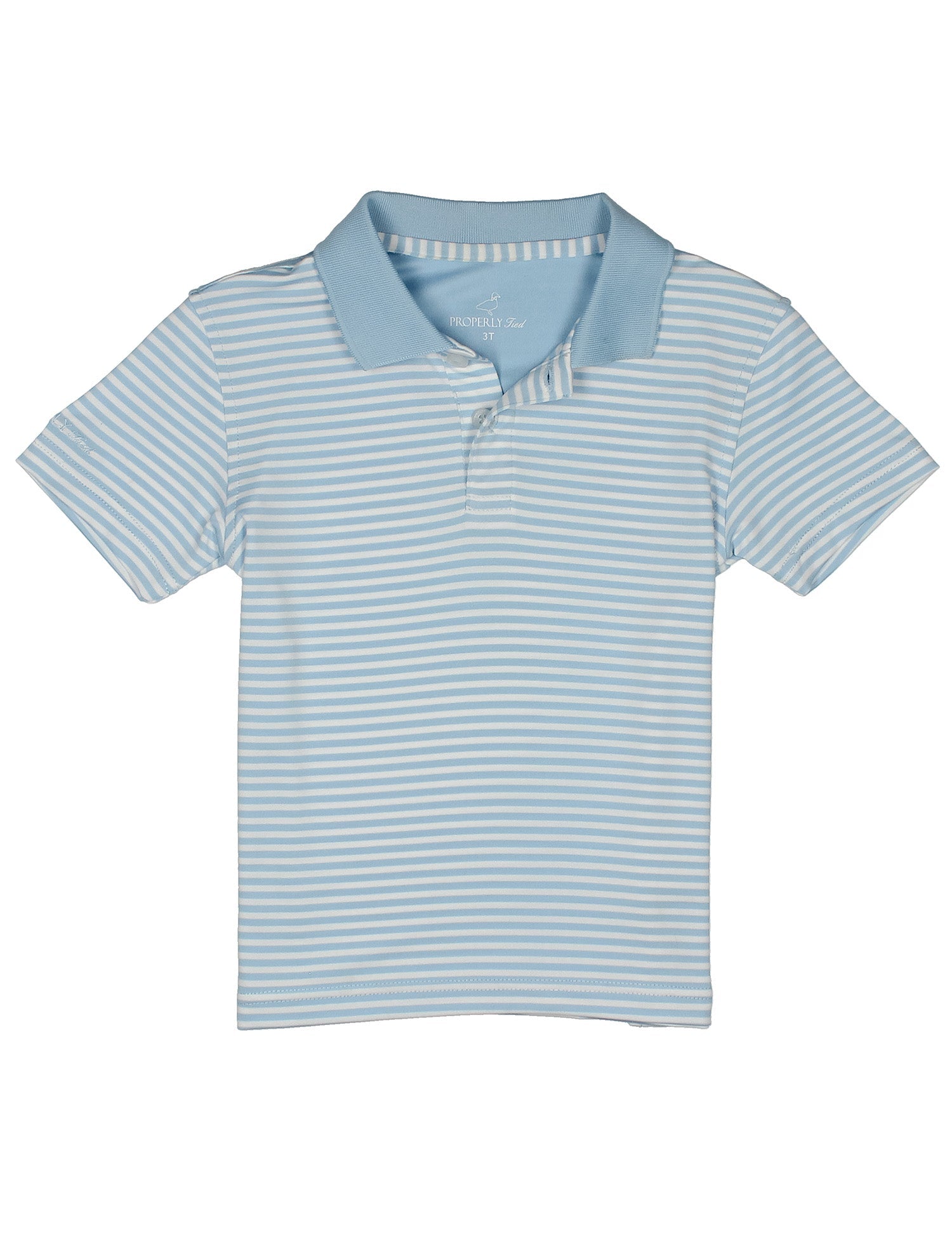 Properly Tied Boys Dallas Polo - Powder Blue