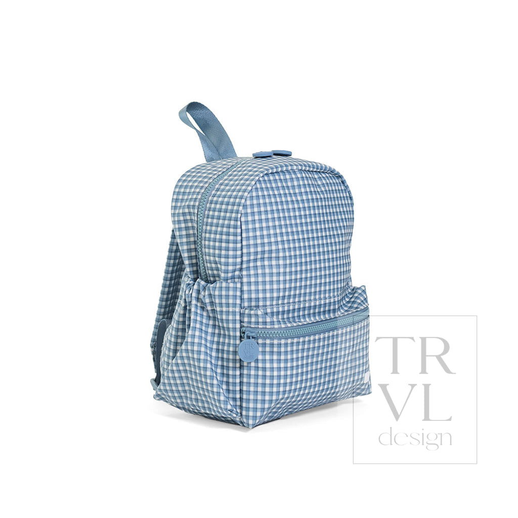 MINI BACKER - Rodeo Check Indigo