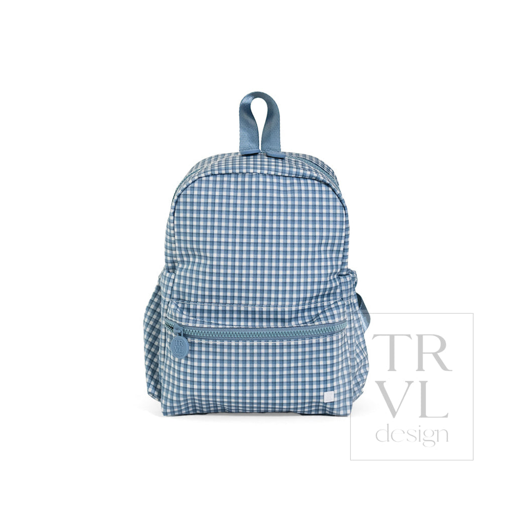 MINI BACKER - Rodeo Check Indigo