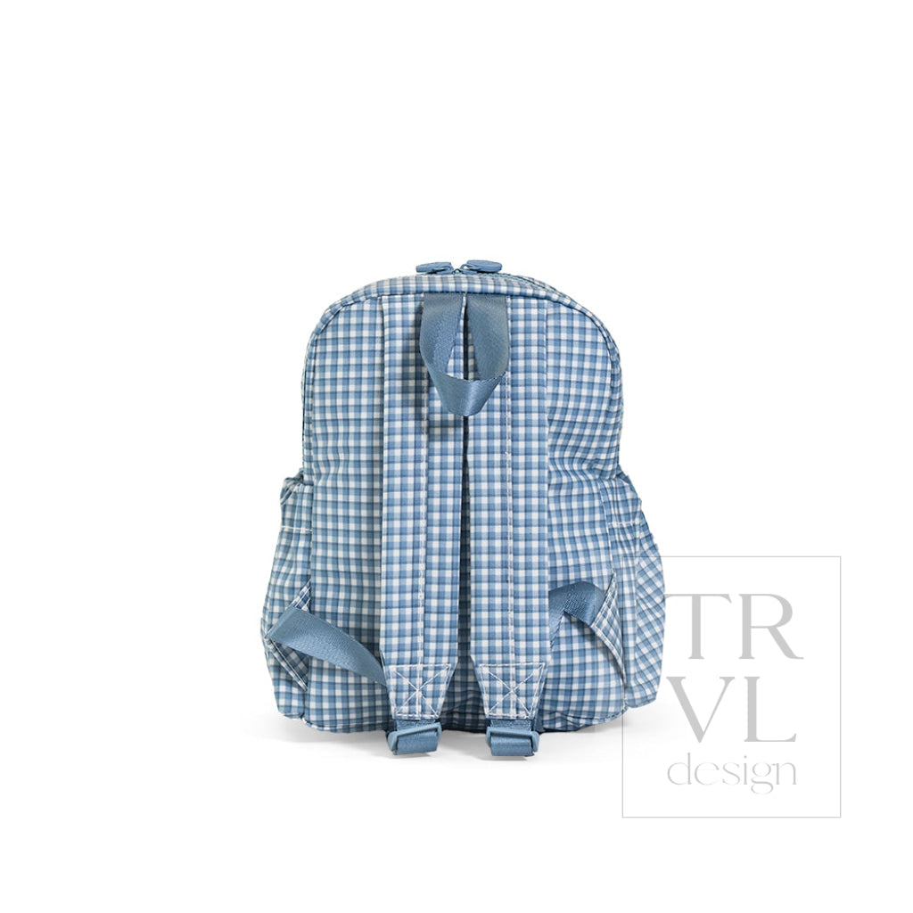 MINI BACKER - Rodeo Check Indigo