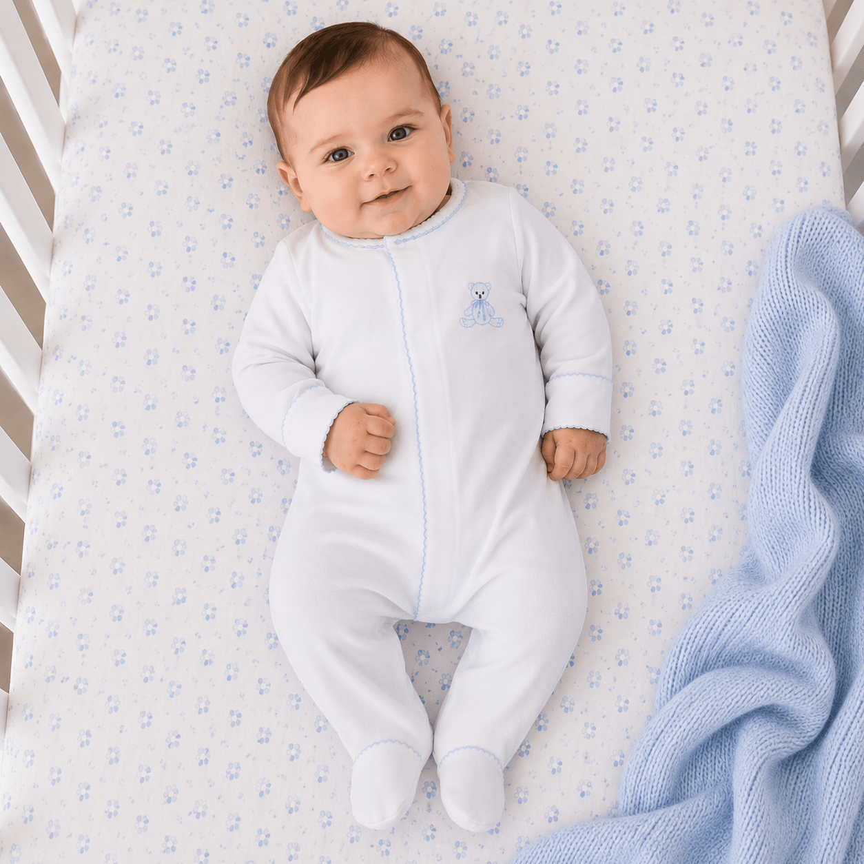 My Teddy Blue Footie