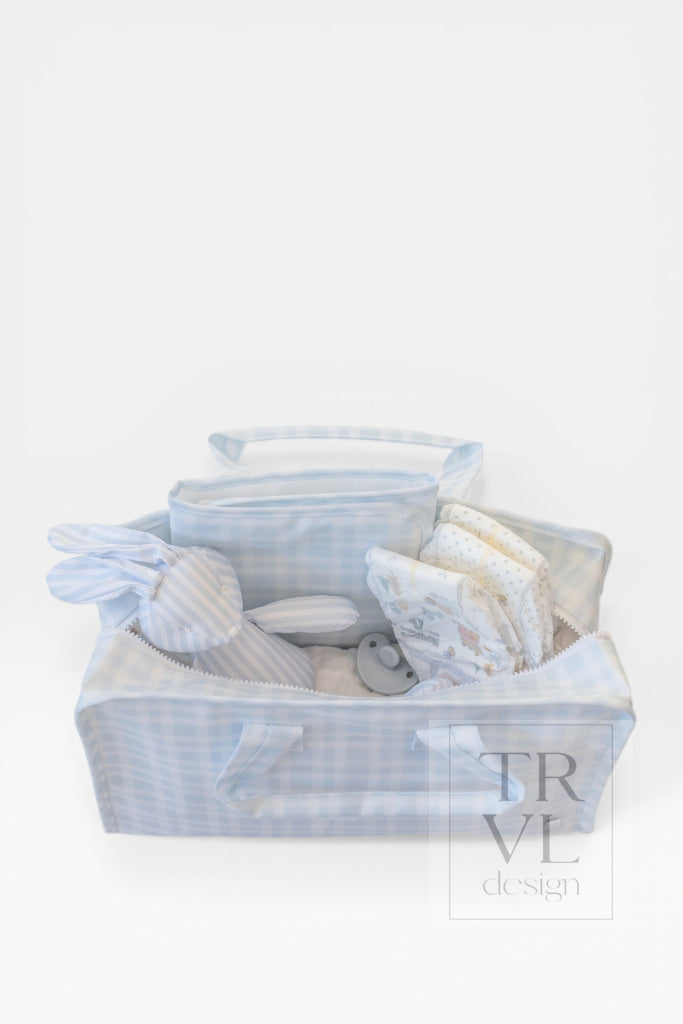 OVERNITE TOTE - Pimlico Plaid Blue