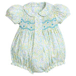 Smocked Bridget Bubble - Briarcliff Floral