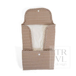 QUILTED CHANGING MAT - Gingham Coco