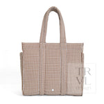 QUILTED GO GO TOTE - Gingham Coco