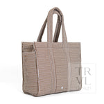 QUILTED GO GO TOTE - Gingham Coco