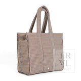 QUILTED GO GO TOTE - Gingham Coco
