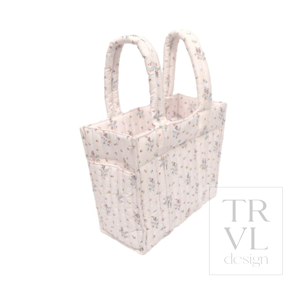 QUILTED MINI GO GO TOTE - Fleurie
