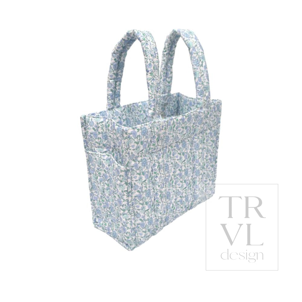 QUILTED MINI GO GO TOTE - Hamptons Floral